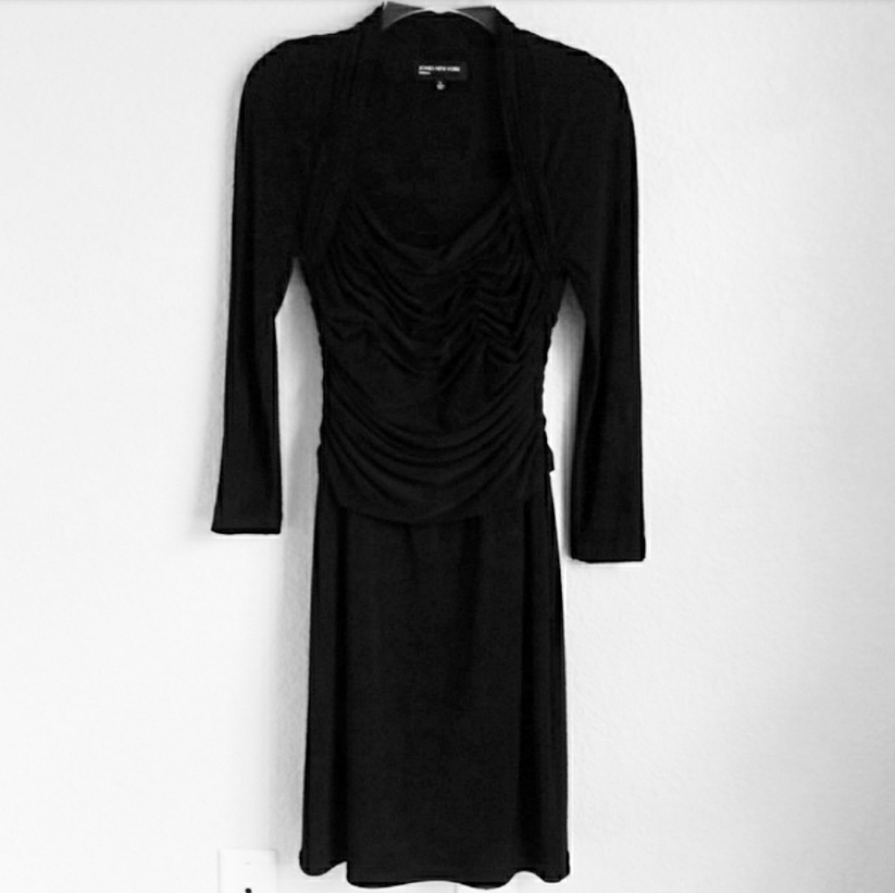JONES NEW YORK | LBD Ruch Bodice Drape Wais